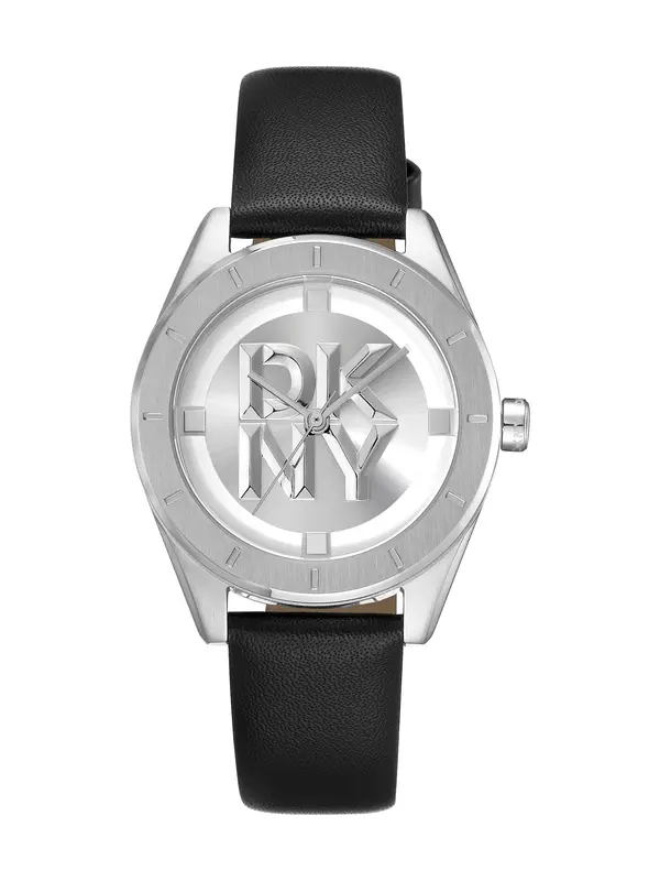 DKNY DKNY Analogna ura 'Chambers'  črna / srebrna