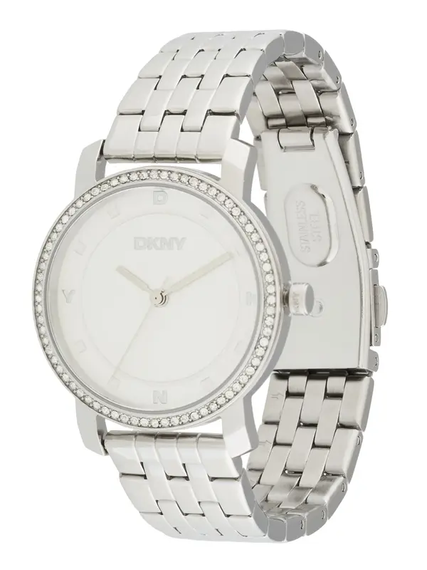 DKNY DKNY Analogna ura  srebrna / transparentna / bela