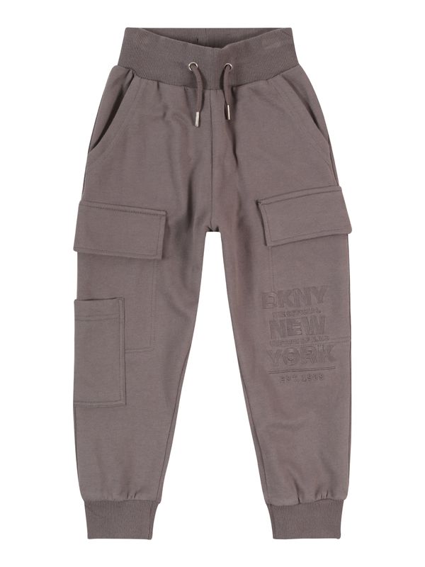 DKNY DKNY Hlače  temno siva