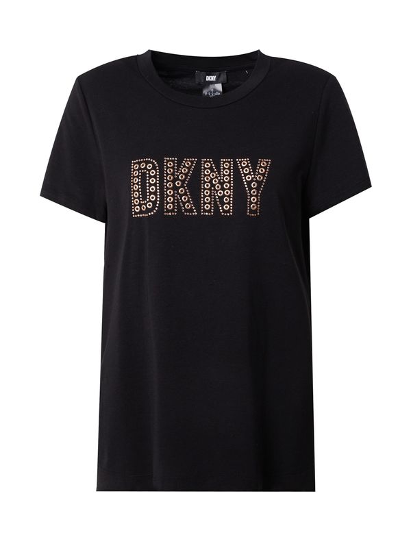 DKNY DKNY Majica  bronasta / črna