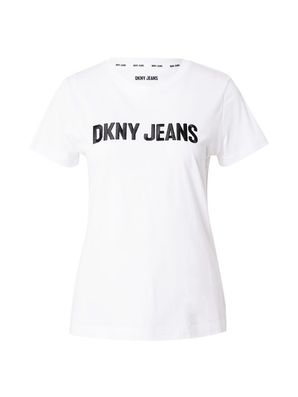 DKNY DKNY Majica  črna / bela