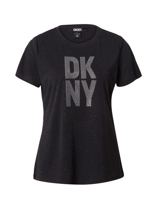 DKNY DKNY Majica 'HERITAGE'  črna