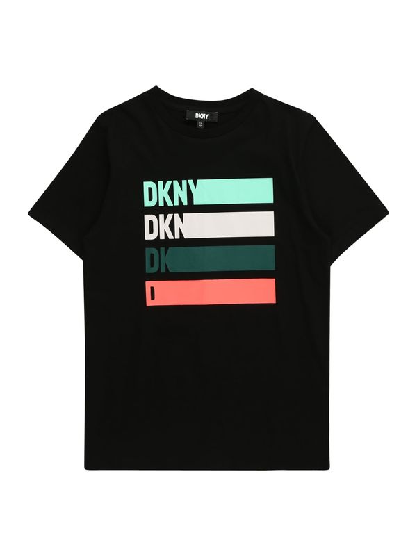DKNY DKNY Majica  meta / losos / črna / off-bela