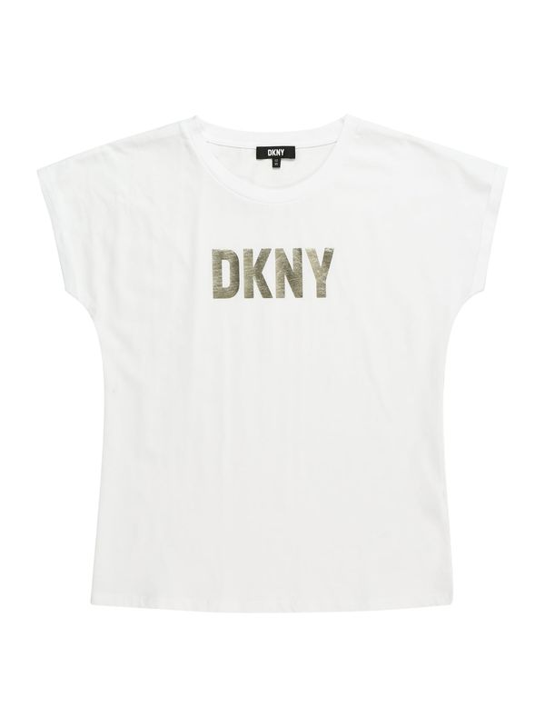 DKNY DKNY Majica  oliva / bela