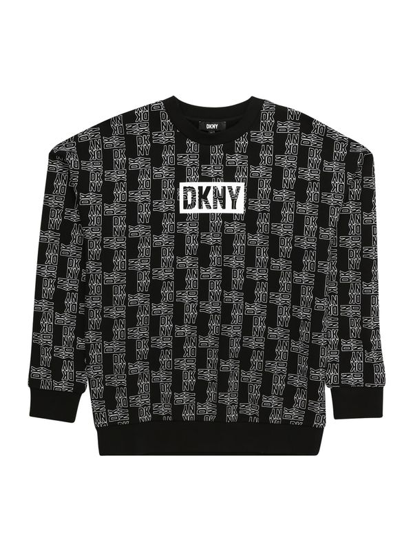 DKNY DKNY Majica  siva / črna / bela