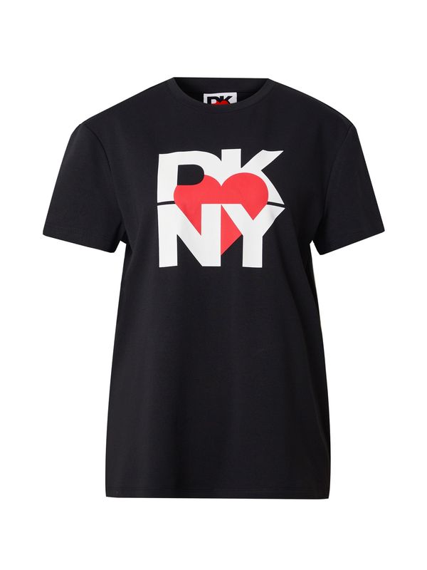 DKNY DKNY Majica  živo rdeča / črna / bela