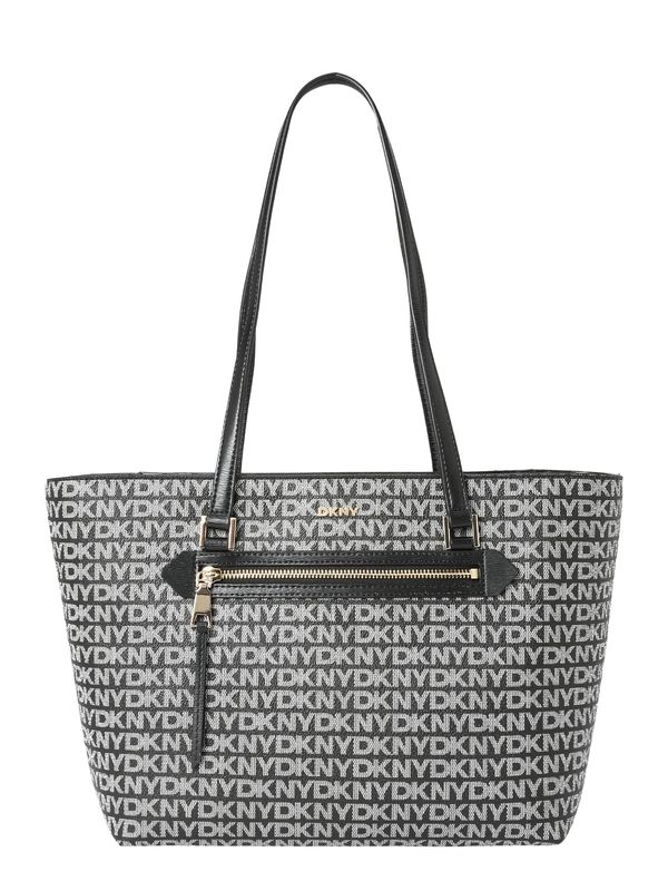 DKNY DKNY Nakupovalna torba 'BRYANT'  črna / bela