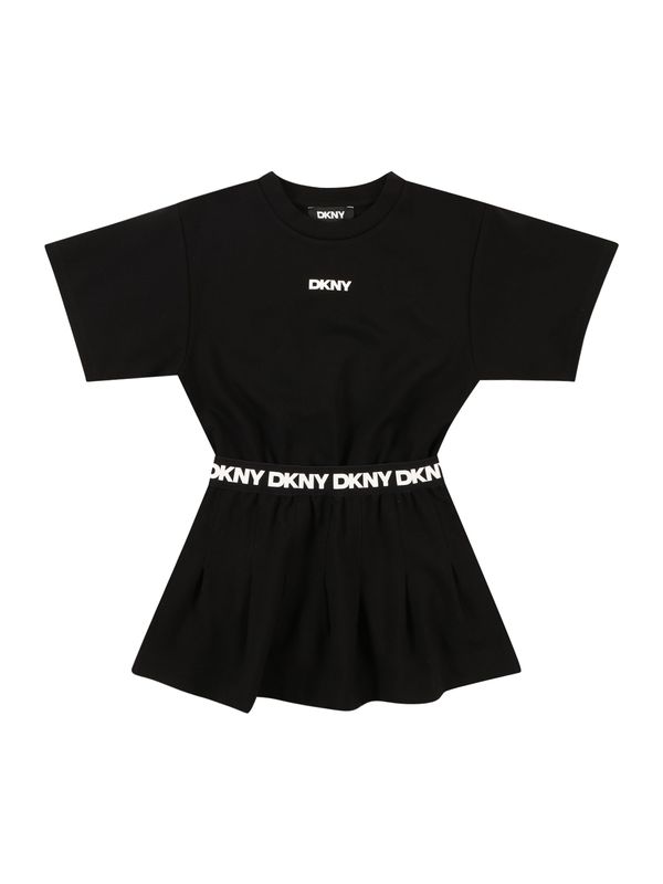 DKNY DKNY Obleka  črna / bela