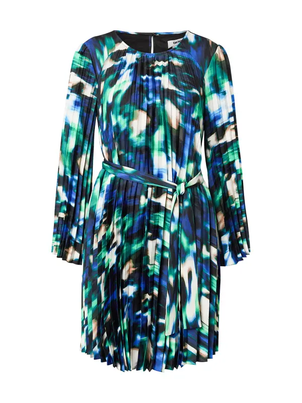 DKNY DKNY Obleka  modra / zelena / črna / bela