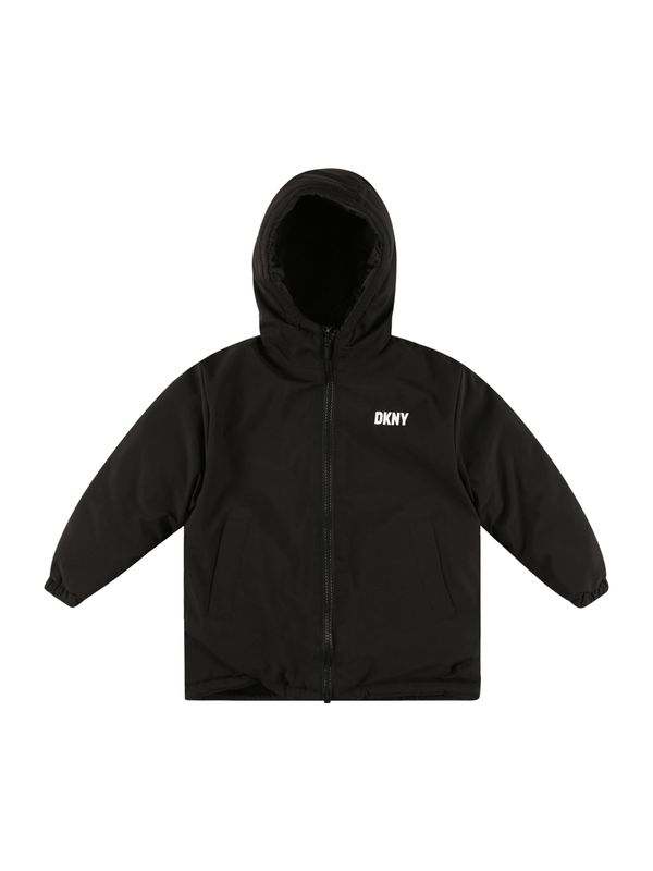 DKNY DKNY Prehodna jakna  črna / bela