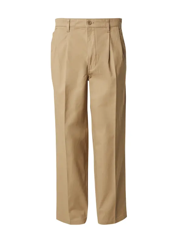 Dockers Dockers Hlače z naborki  kaki