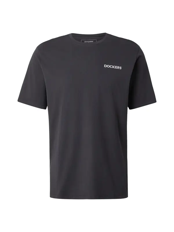 Dockers Dockers Majica  črna / bela