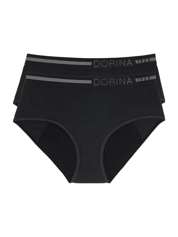 Dorina Dorina Spodnje hlačke  temno siva / črna