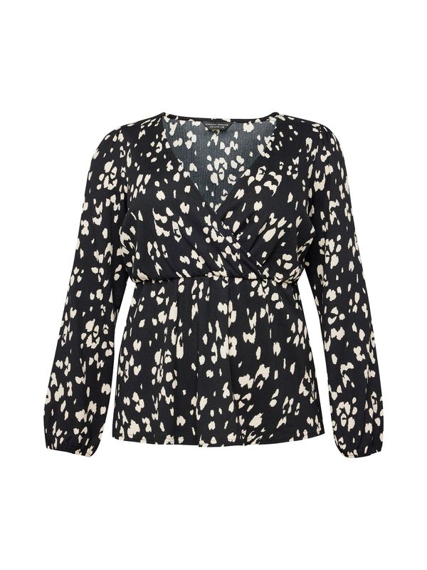 Dorothy Perkins Curve Dorothy Perkins Curve Bluza  črna / bela