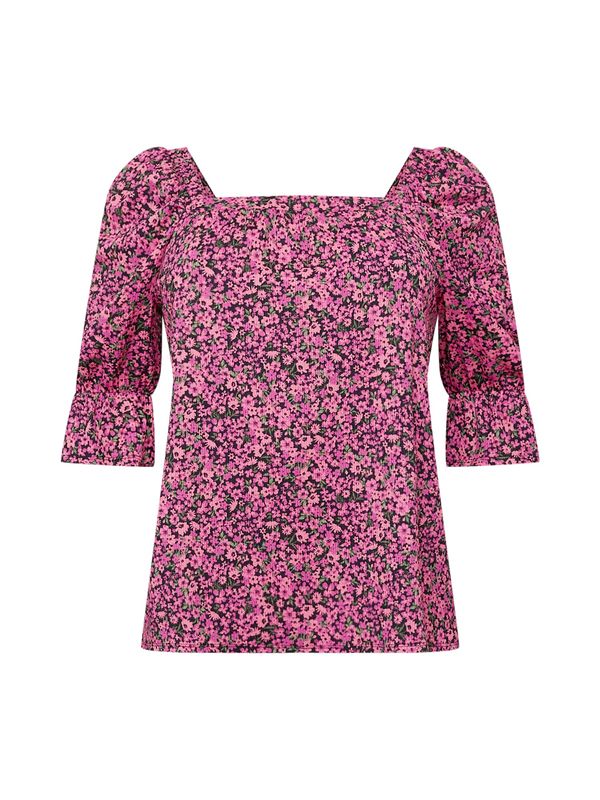 Dorothy Perkins Curve Dorothy Perkins Curve Bluza  zelena / roza / črna