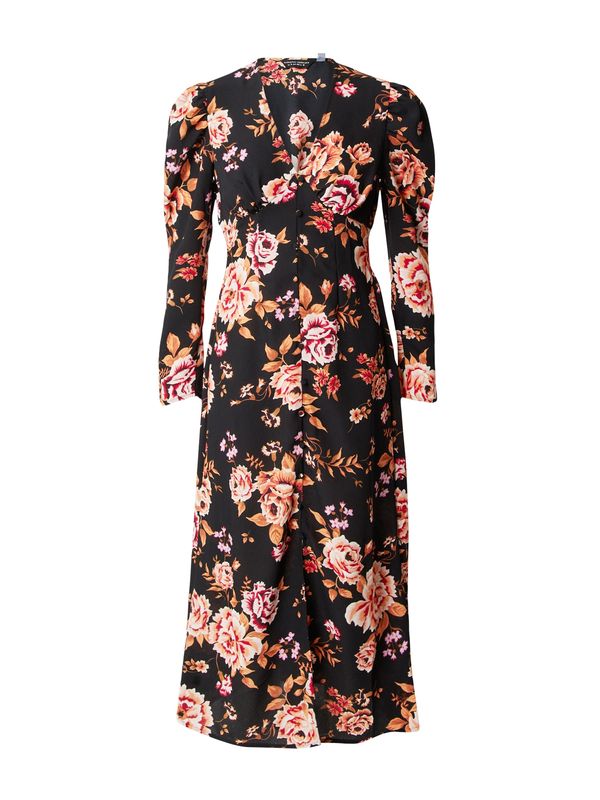 Dorothy Perkins Dorothy Perkins Dolga srajca  svetlo rjava / roza / rdeča / črna