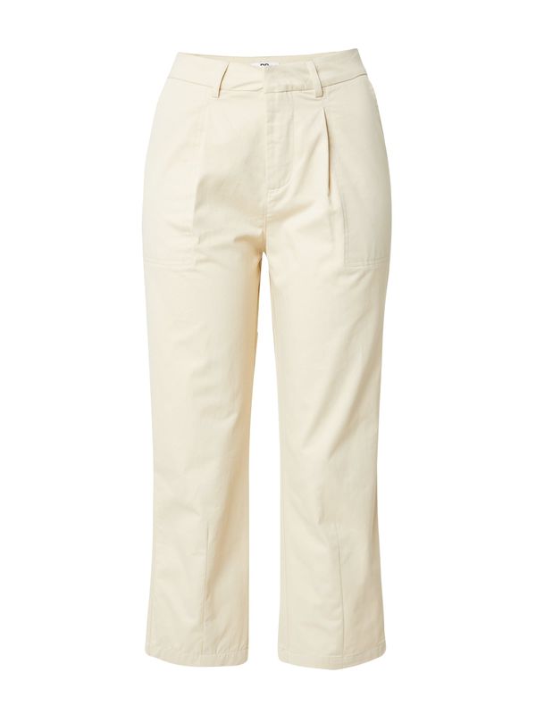 Dorothy Perkins Dorothy Perkins Hlače z naborki  kremna