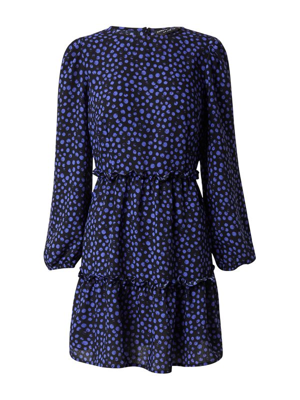 Dorothy Perkins Dorothy Perkins Obleka 'Blue Spot'  modra / črna