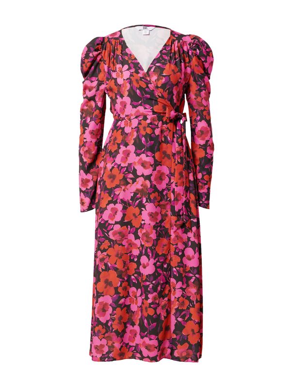 Dorothy Perkins Dorothy Perkins Obleka  temno liila / roza / oranžno rdeča / črna