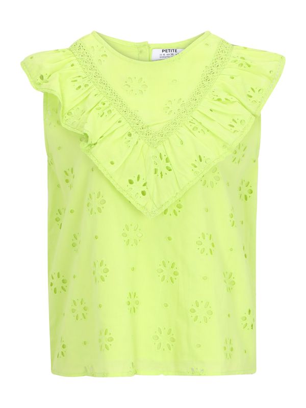 Dorothy Perkins Petite Dorothy Perkins Petite Bluza  neonsko zelena