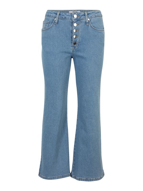 Dorothy Perkins Petite Dorothy Perkins Petite Kavbojke 'Petite Button Front Wide Leg Jeans'  svetlo modra