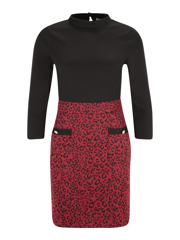 Dorothy Perkins Petite Dorothy Perkins Petite Obleka  rdeča / črna