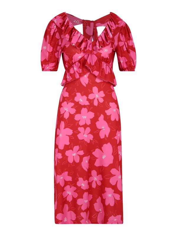 Dorothy Perkins Petite Dorothy Perkins Petite Poletna obleka  svetlo roza / rdeča