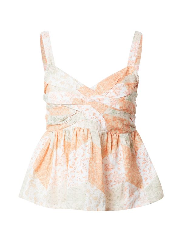 Dorothy Perkins Dorothy Perkins Top  pastelno zelena / oranžna / bela