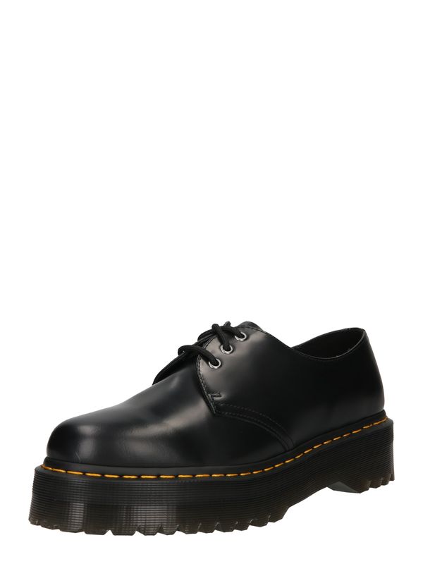 Dr. Martens Dr. Martens Čevlji na vezalke '1461 Quad'  zlato-rumena / črna