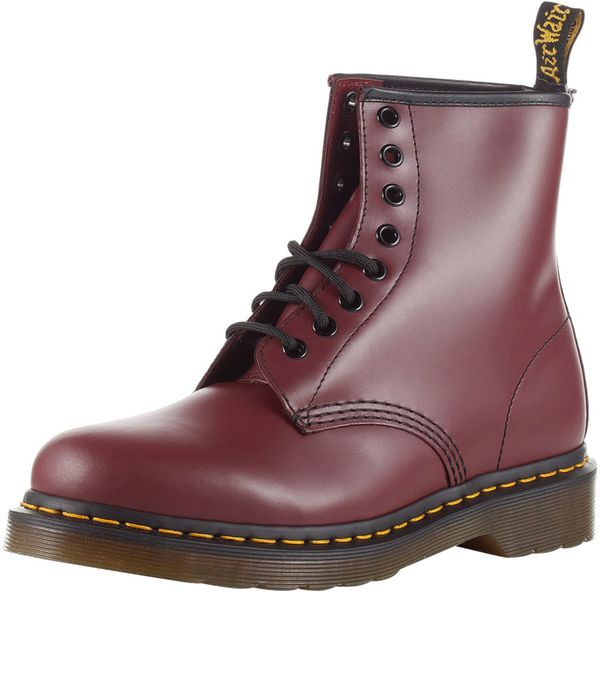 Dr. Martens Dr. Martens Gležnarji z vezalkami '1460'  češnjevo rdeča