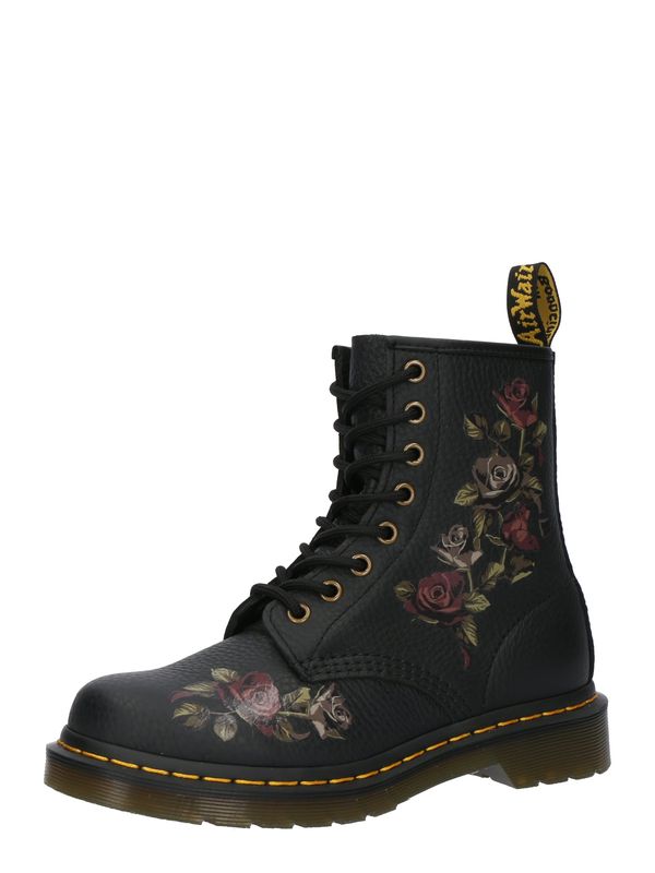 Dr. Martens Dr. Martens Gležnarji z vezalkami '1460'  temno siva / zelena / vinsko rdeča / črna