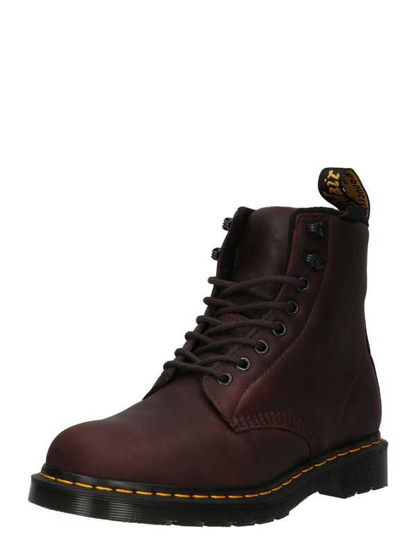 Dr. Martens Dr. Martens Gležnarji z vezalkami 'Pascal'  temno rjava / rumena