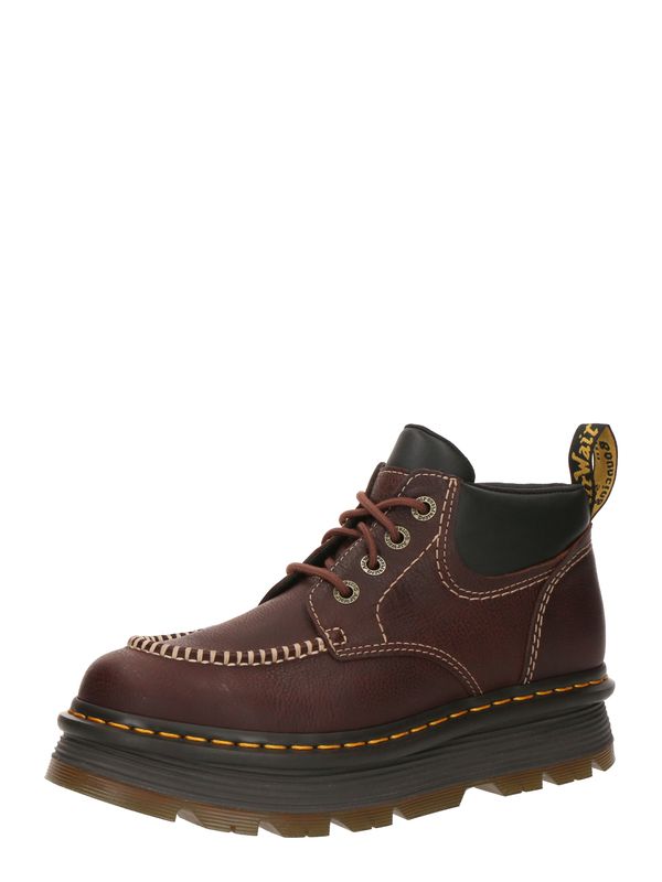 Dr. Martens Dr. Martens Gležnarji z vezalkami 'ZebZag'  čokolada / črna