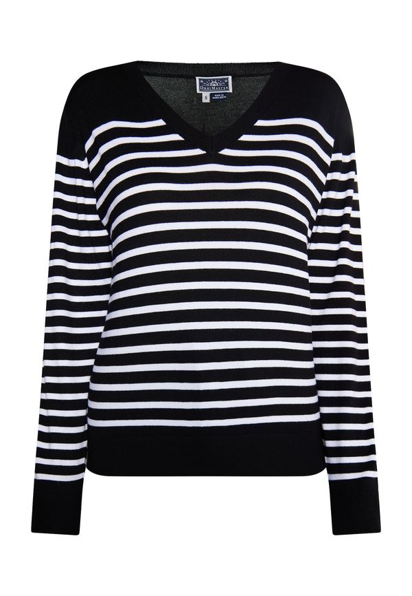 DreiMaster Maritim DreiMaster Maritim Pulover  črna / bela