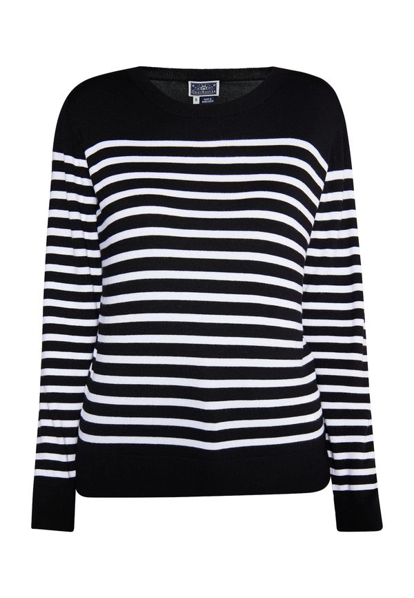 DreiMaster Maritim DreiMaster Maritim Pulover  črna / bela