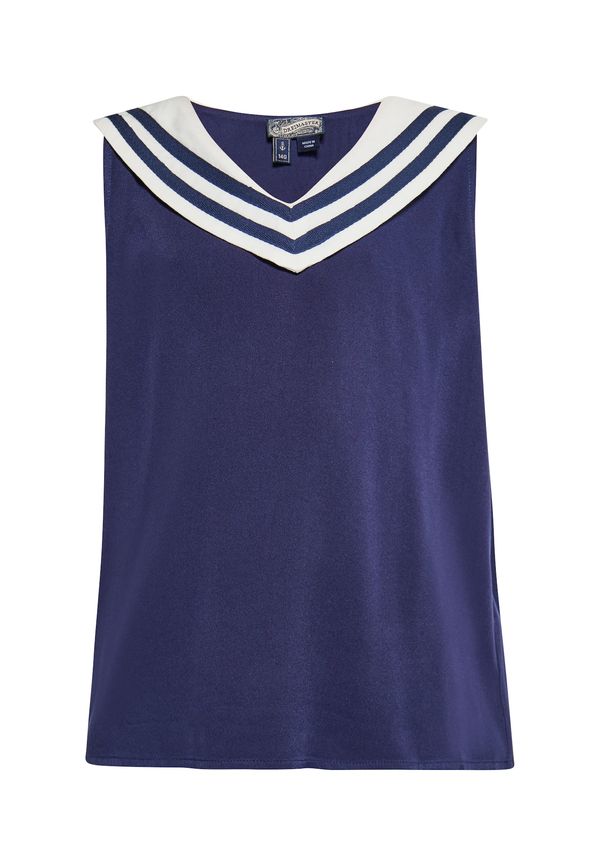 DreiMaster Vintage DreiMaster Vintage Bluza  marine / bela