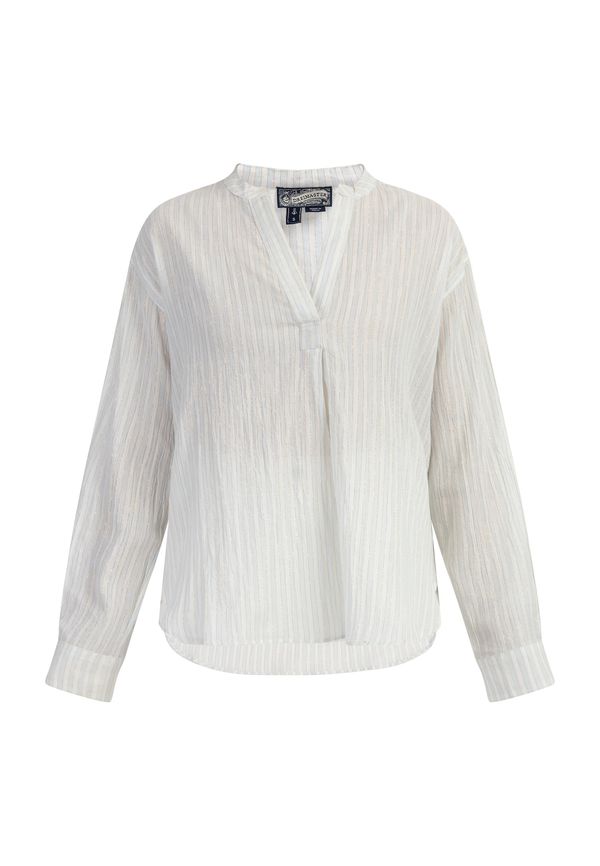 DreiMaster Vintage DreiMaster Vintage Bluza  svetlo modra / zlata / bela