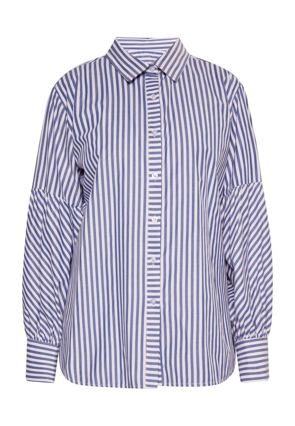 DreiMaster Vintage DreiMaster Vintage Bluza  temno modra / bela