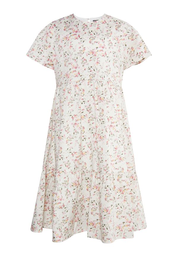 DreiMaster Vintage DreiMaster Vintage Obleka  zelena / roza / rdeča / volneno bela