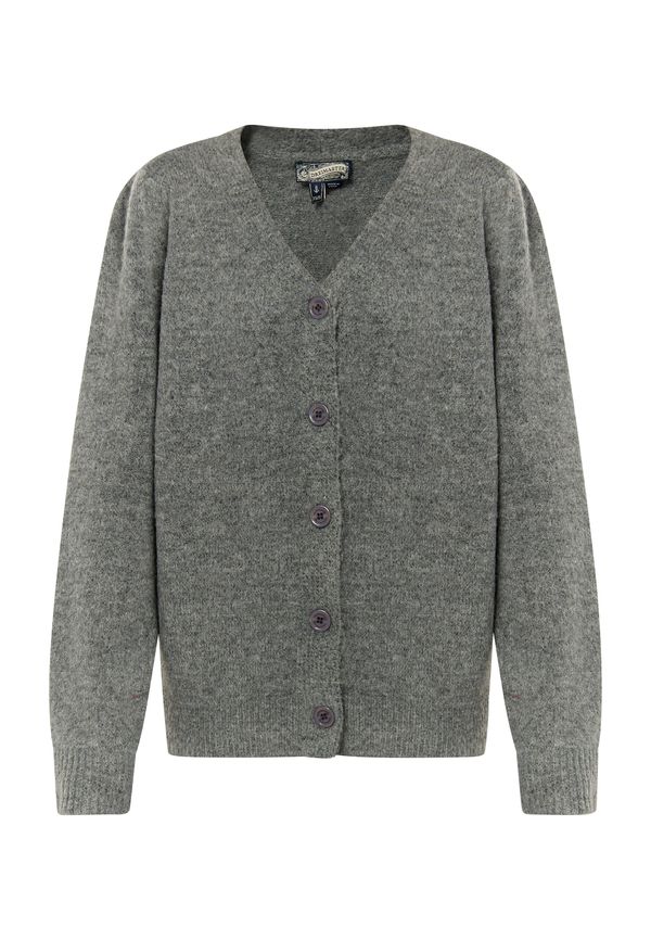 DreiMaster Vintage DreiMaster Vintage Pletena jopa 'Altiplano'  temno siva