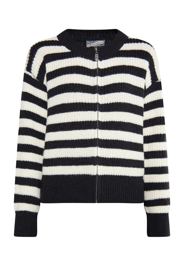 DreiMaster Vintage DreiMaster Vintage Pletena jopa 'Imane'  črna / volneno bela