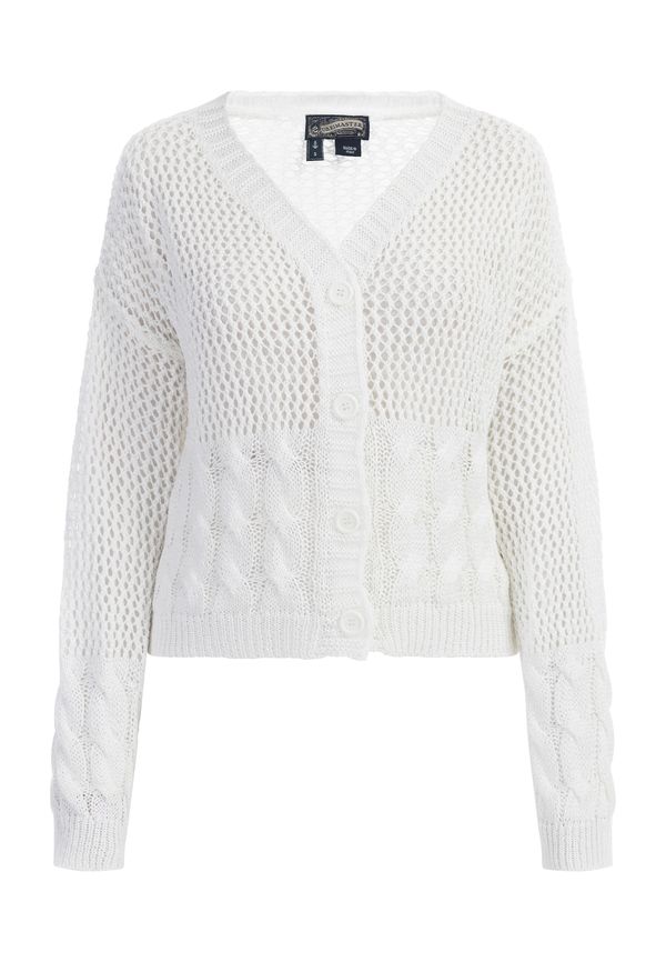 DreiMaster Vintage DreiMaster Vintage Pletena jopa  volneno bela