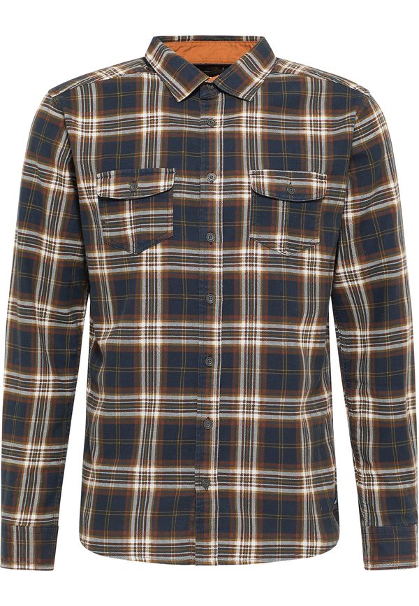 DreiMaster Vintage DreiMaster Vintage Srajca  marine / rjava / konjak / bela