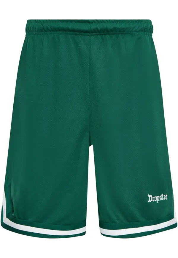 Dropsize Dropsize Hlače  temno zelena / bela