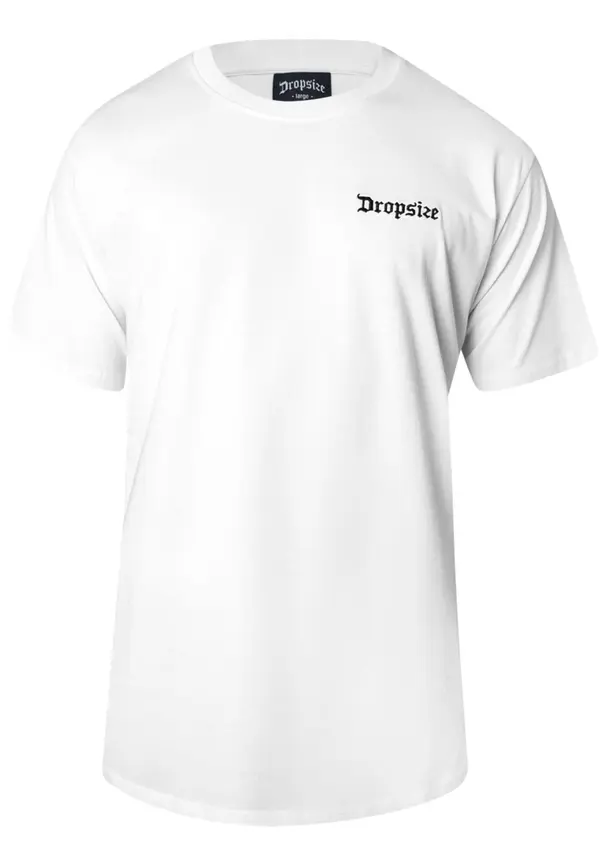 Dropsize Dropsize Majica 'Embo'  črna / bela