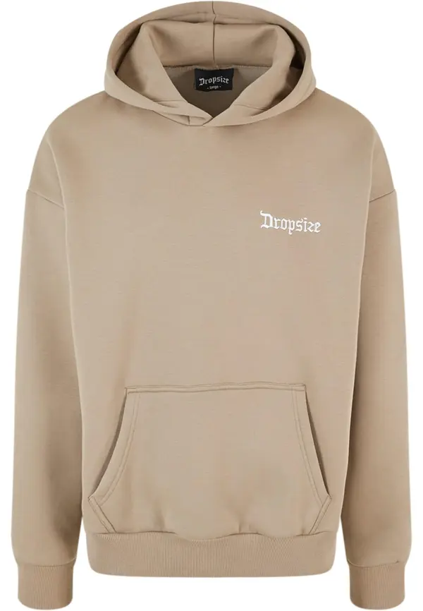 Dropsize Dropsize Majica 'Embo'  ecru / temno bež