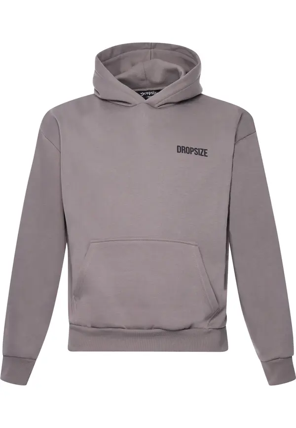 Dropsize Dropsize Majica  greige / črna