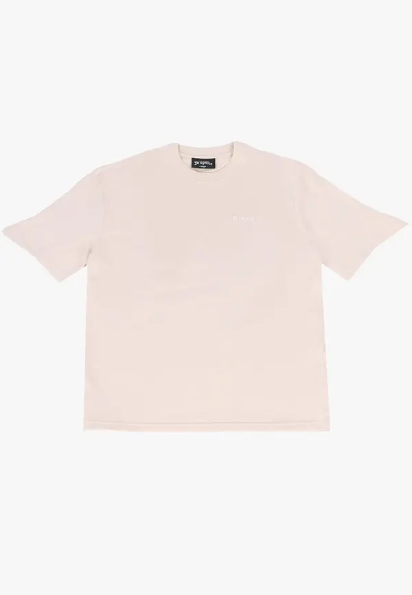 Dropsize Dropsize Majica  kremna / temno siva / črna