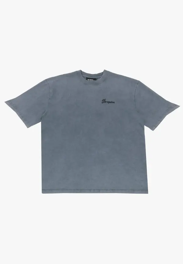 Dropsize Dropsize Majica 'Mindset'  siva / črna