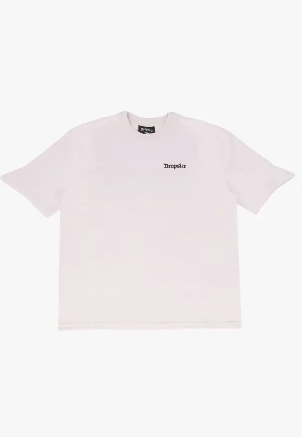 Dropsize Dropsize Majica  svetlo siva / črna